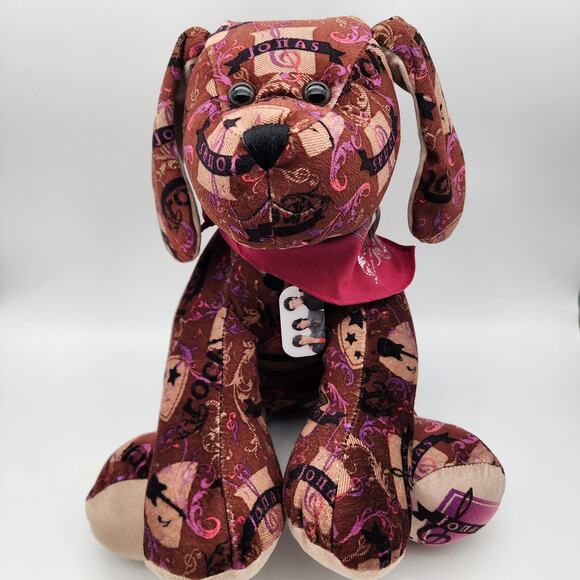 Build A Bear Jonas Brothers Plush 13” Dog Tag Necklace Handkerchief BABW - Picture 1 of 14